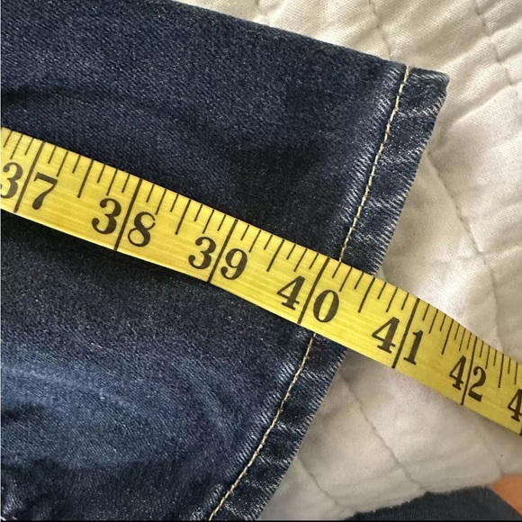 GAP Jeans Womens Boot Cut Mid Rise Dark Wash Cotton Stretch Pockets | 8 - Picture 9 of 11